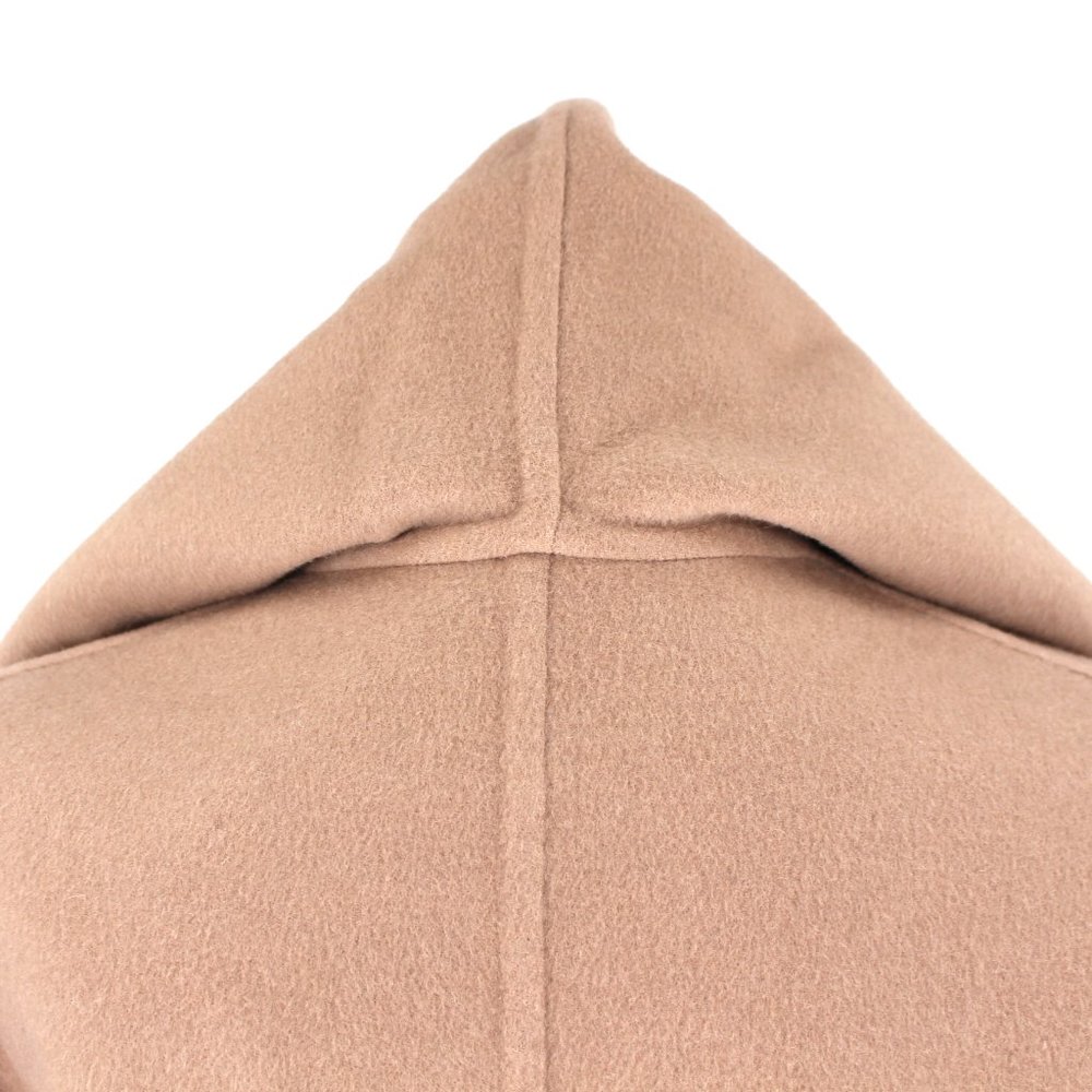 Vince Wool Blend Desert Clay Hooded Belted Overcoat Jacket NWT Size L - Picture 7 of 9
